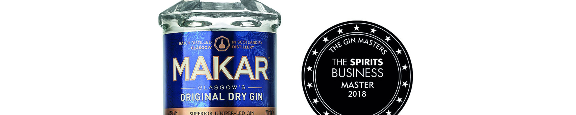 Makar Wins Super Premium 'Master' Award in Gin Masters 2018