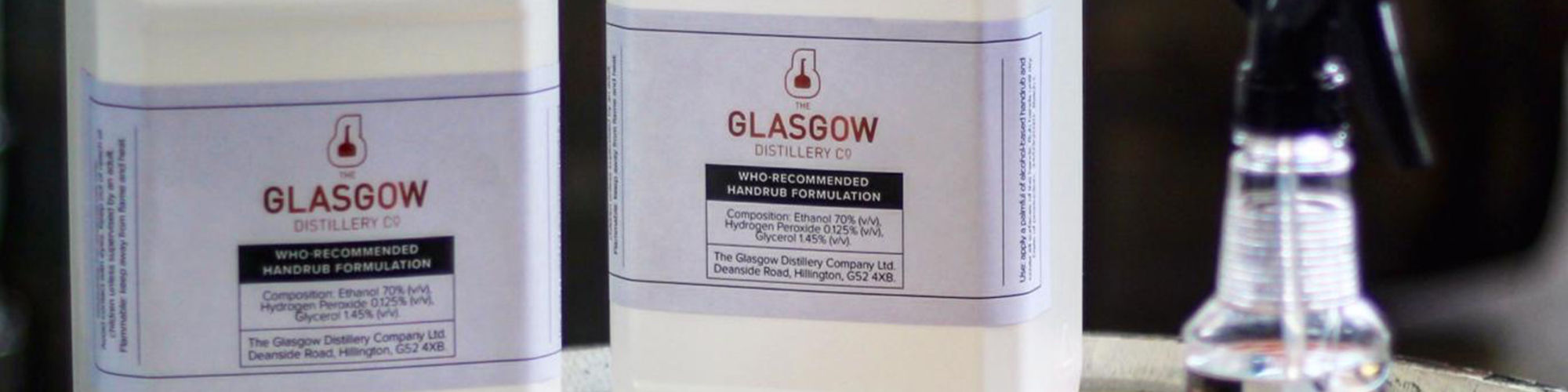 Watch how we've been producing hand sanitiser