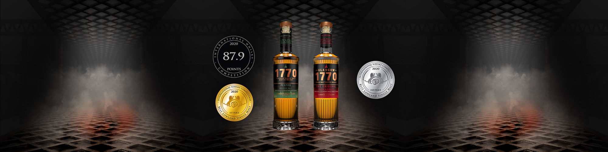 Double Win for Glasgow 1770 'Peated' and 'The Original' at Prestigious International Whisky Competition