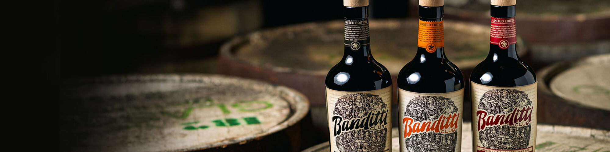 Three new Limited Edition Banditti Club Rums