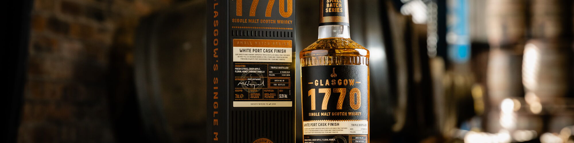 Small Batch Series Focus: Glasgow 1770 White Port Cask Finish