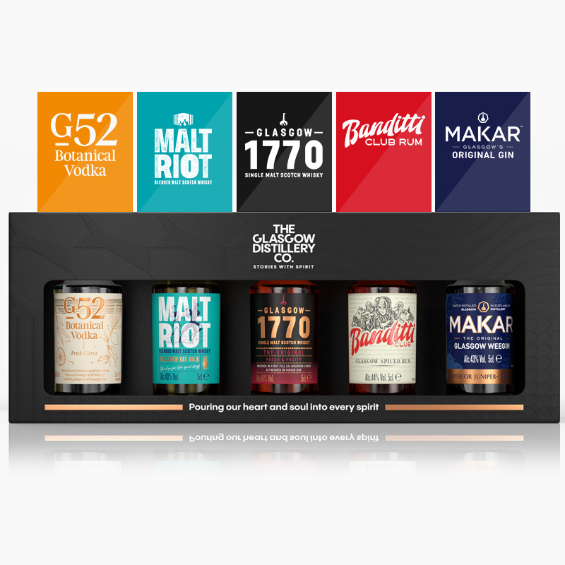 New! The Stories With Spirit gift set The Glasgow Distillery Company Ltd