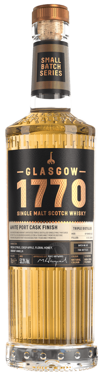 Scrolling image forGlasgow 1770 White Port Cask Finish