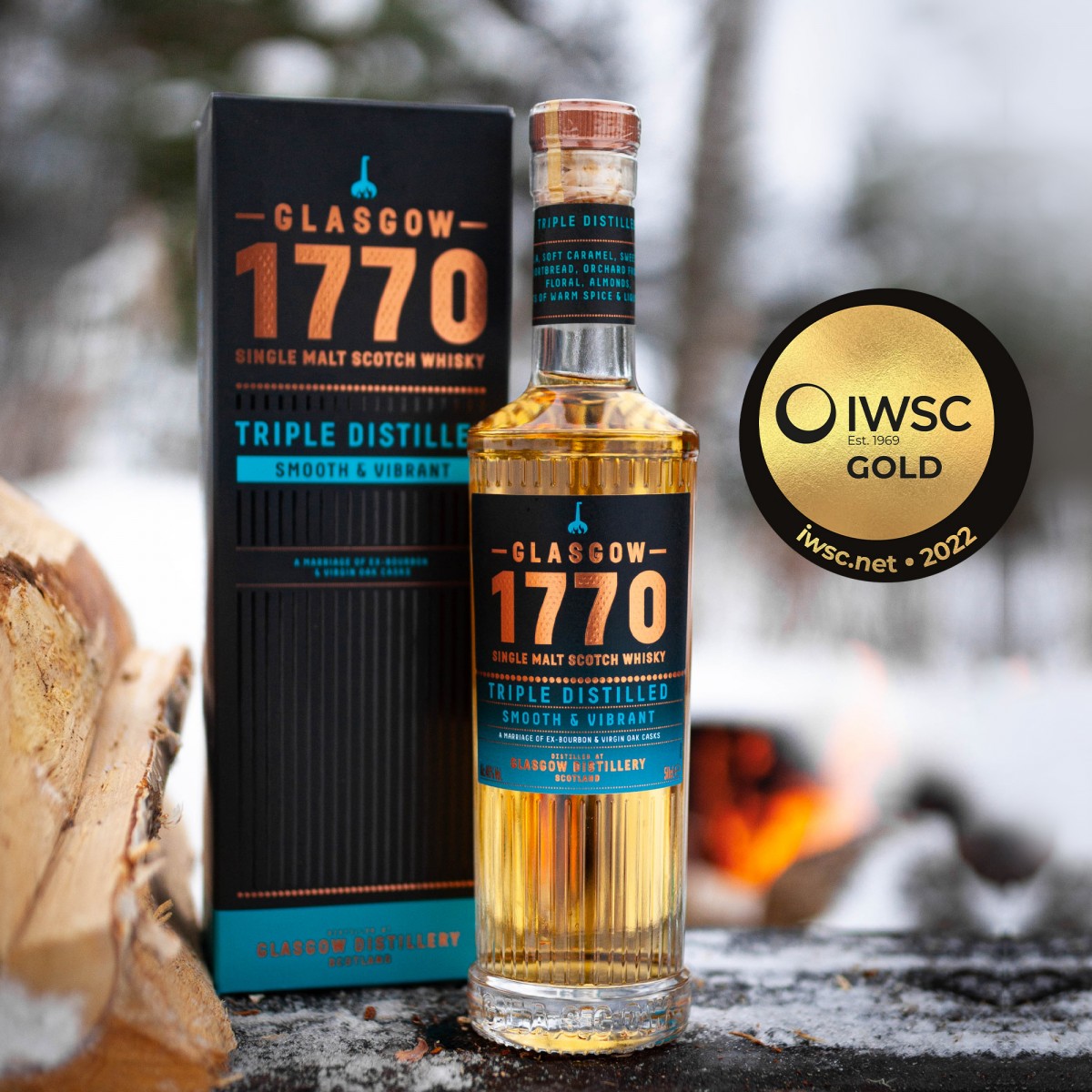 Glasgow 1770 Triple Distilled with IWSC Gold Medal