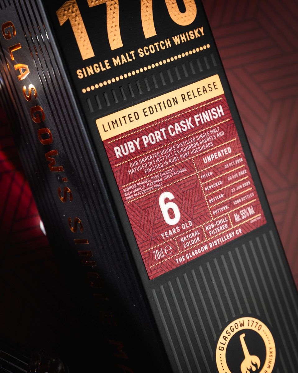 Glasgow 1770 Ruby Port Cask Finish | The Glasgow Distillery Company Ltd